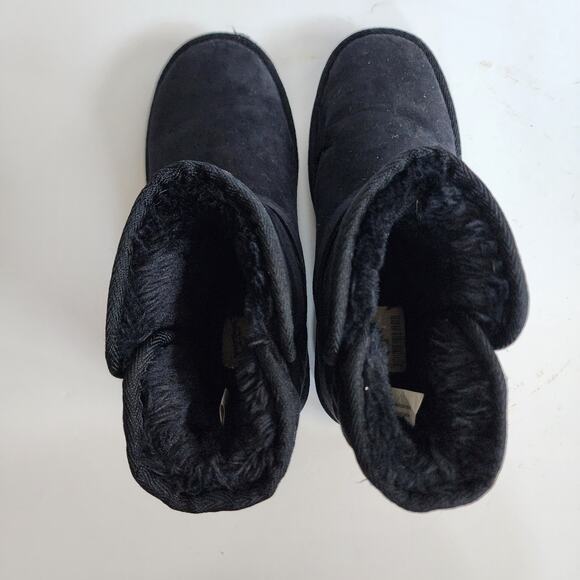 Arizona Black Size 8 Faux Fur Booties - Picture 5 of 6